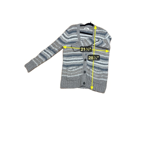 Y2K Hollister Quiet Luxury Wool Blend Cardigan Womens Sz M Grandpacore Old Money - Picture 6 of 6